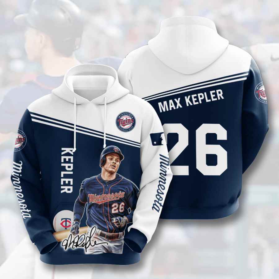 Minnesota Twins Baseball Hoodie With Max Kepler Usa 3D Print