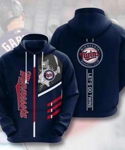 Minnesota Twins Usa All Over Print Hoodie With 3D Design