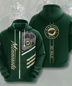Minnesota Wild Custom Hoodie With All Over Print And 3D Design