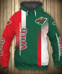 Minnesota Wild Cute 3D Design Hoodie For Fans
