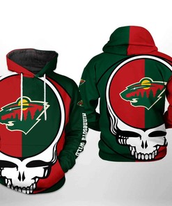 Minnesota Wild Nhl Grateful Dead 3D All Over Print Zip Up Hoodie: A Tribute To The Iconic Band