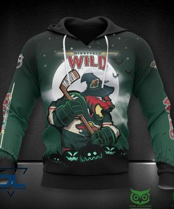 Minnesota Wild Nhl Night 3D Hoodie Zip Hoodie For Late Night Games And Parties