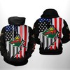 Minnesota Wild Nhl Us Flag Team 3D All Over Print Zip Up Hoodie: Celebrate The Team And The Nation