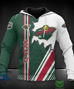 Minnesota Wild Nhl Vertical Line 3D Hoodie Sweatshirt Jacket: A Sleek And Modern Design For Fans