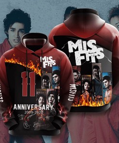 Misfits Custom All Over Print Hoodie Men Graphic