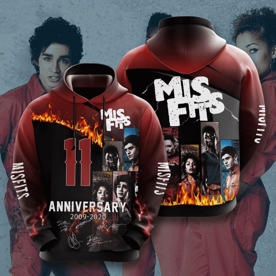 Misfits Custom All Over Print Hoodie Men Graphic