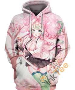 Mitsuri Kanroji Demon Slayer All Over Print Hoodie Women