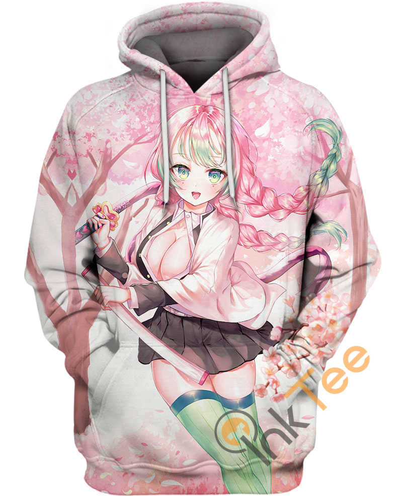 Mitsuri Kanroji Demon Slayer All Over Print Hoodie Women