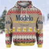 Modelo Especial Beer Print Ugly All Over Print Hoodie Men