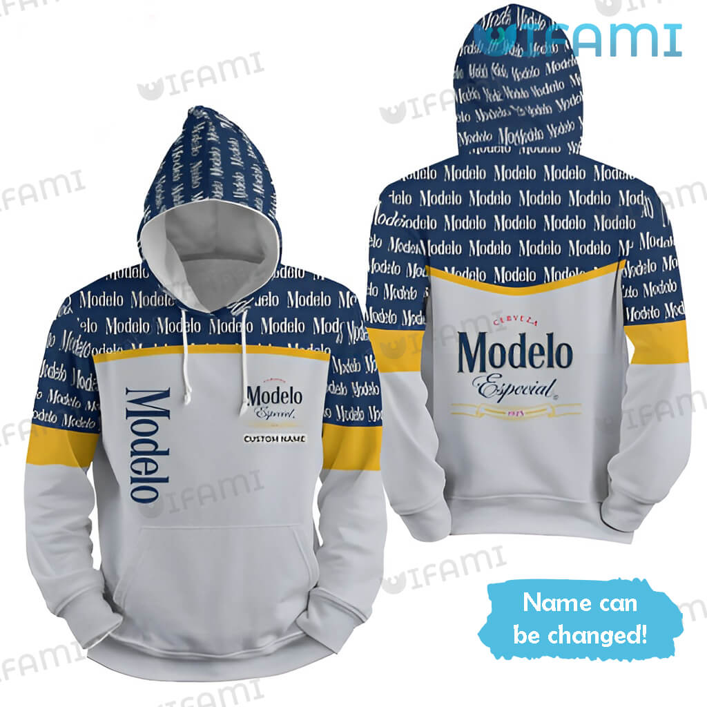 Modelo Hoodie Text Pattern Custom Name All Over Print Hoodie Men