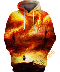 Moltres Valor Team Pokemon All Over Print Hoodie Men