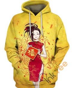 Momo Yaoyorozu Sport All Over Print Hoodie Women