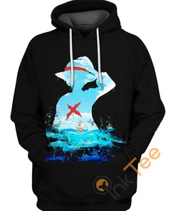 Monkey D. Luffy Sea Artwork Custom All Over Print Hoodie Men