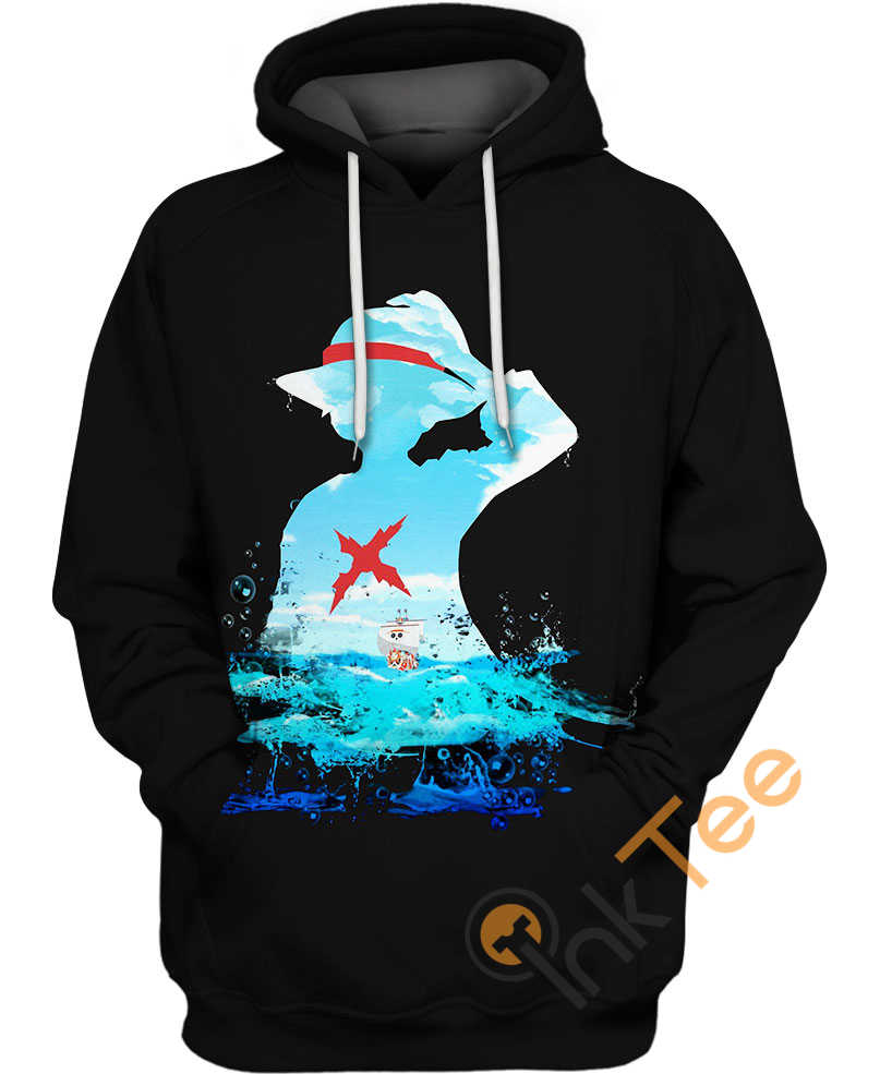 Monkey D. Luffy Sea Artwork Custom All Over Print Hoodie Men