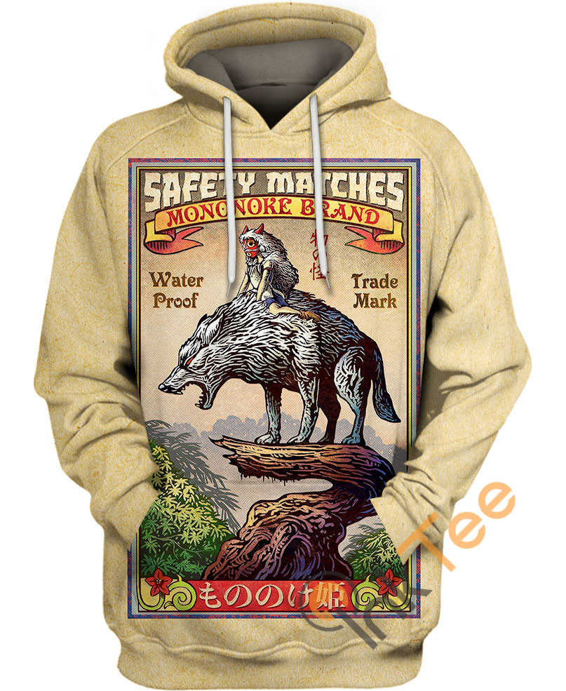 Mononoke Brand Matchbox Custom 3D Print Hoodie Men