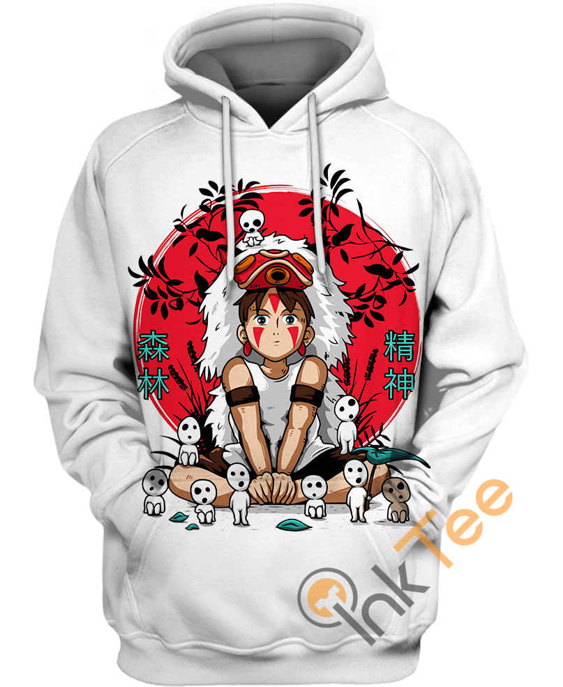 Mononoke Hime Custom All Over Print Hoodie Men