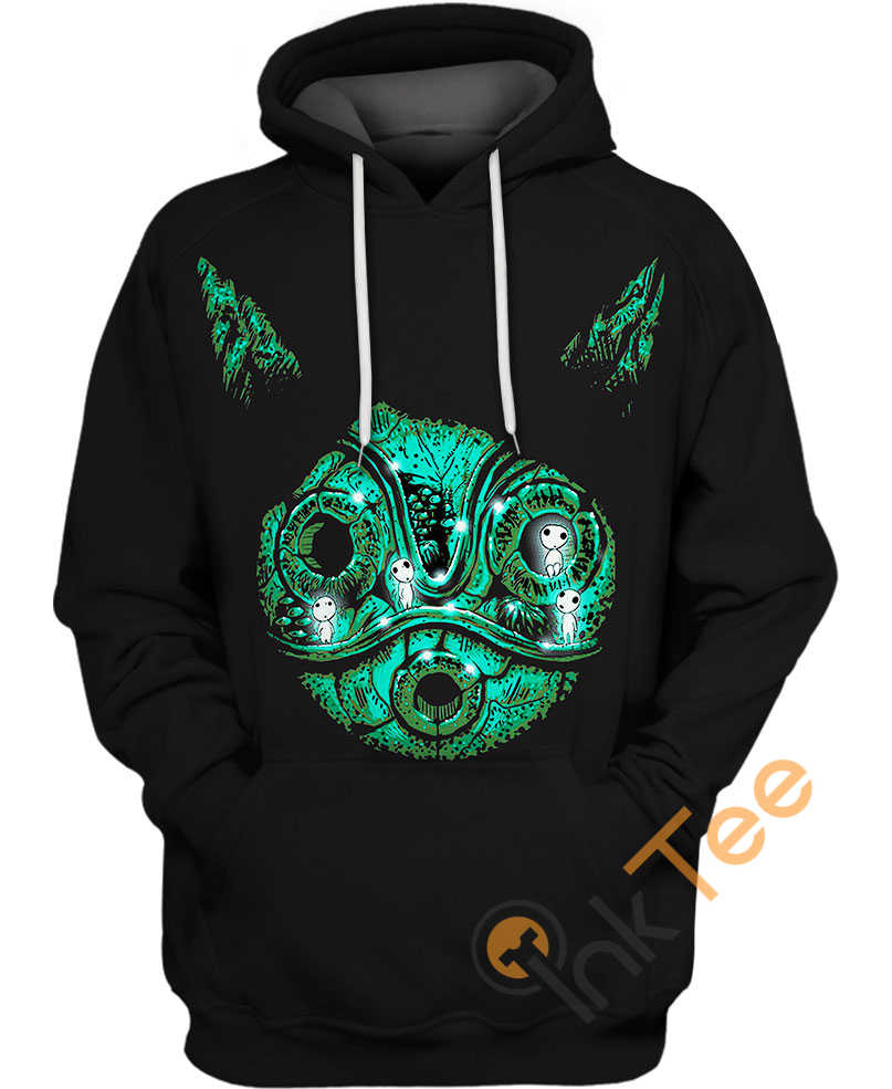 Mononoke Mask Studio Ghibli Custom All Over Print Hoodie Men