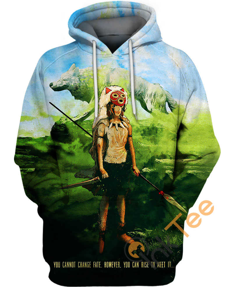 Mononoke Nature All Over Print Hoodie Men Graphic