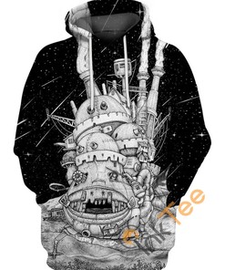 Monstrous Castle 3D Hoodie Men