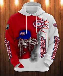 Montreal Canadiens Hoodie Ultra Death Graphic: A Creepy And Cool Design For Halloween