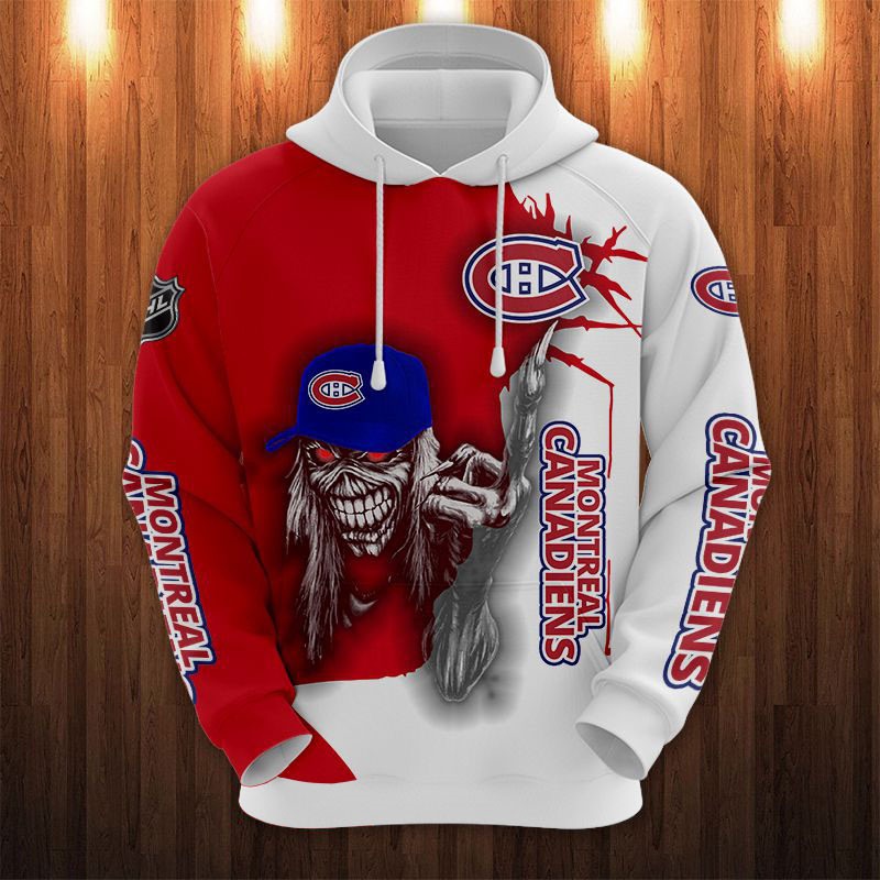 Montreal Canadiens Hoodie Ultra Death Graphic: A Creepy And Cool Design For Halloween