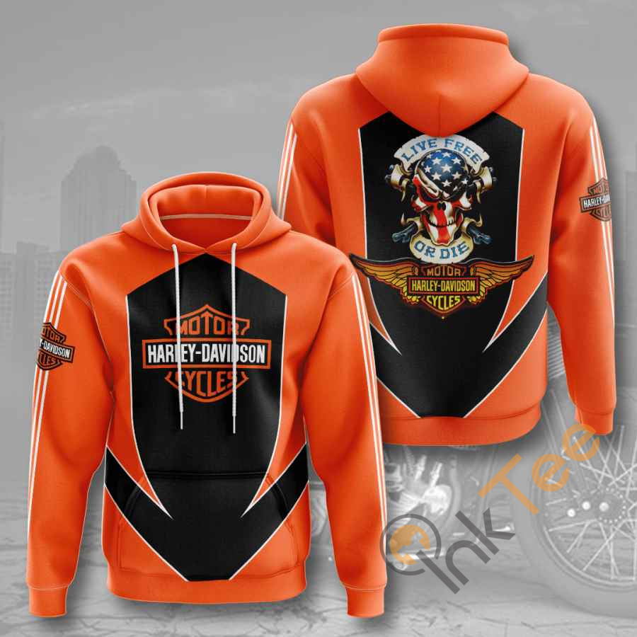 Motorcycle Usa Custom All Over Print 3D Hoodie - Bold Style