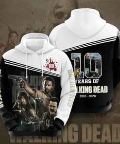 Movie Character Walking Dead Anniversary Hoodie - 3D All Over Print Custom