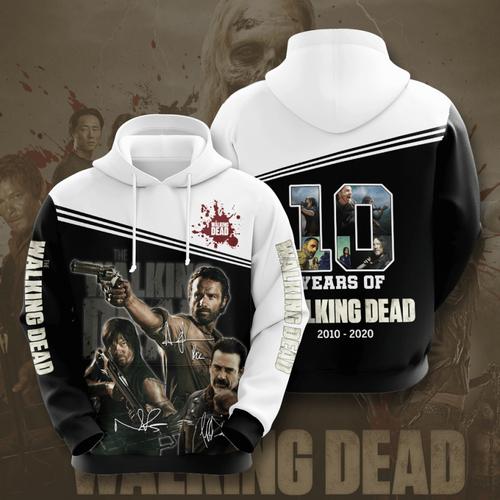 Movie Character Walking Dead Anniversary Hoodie - 3D All Over Print Custom