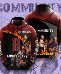 Movie Community Usa Sport All Over Print Hoodie Men
