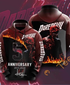 Movie Daredevil Usa Custom All Over Print 3D Hoodie Men