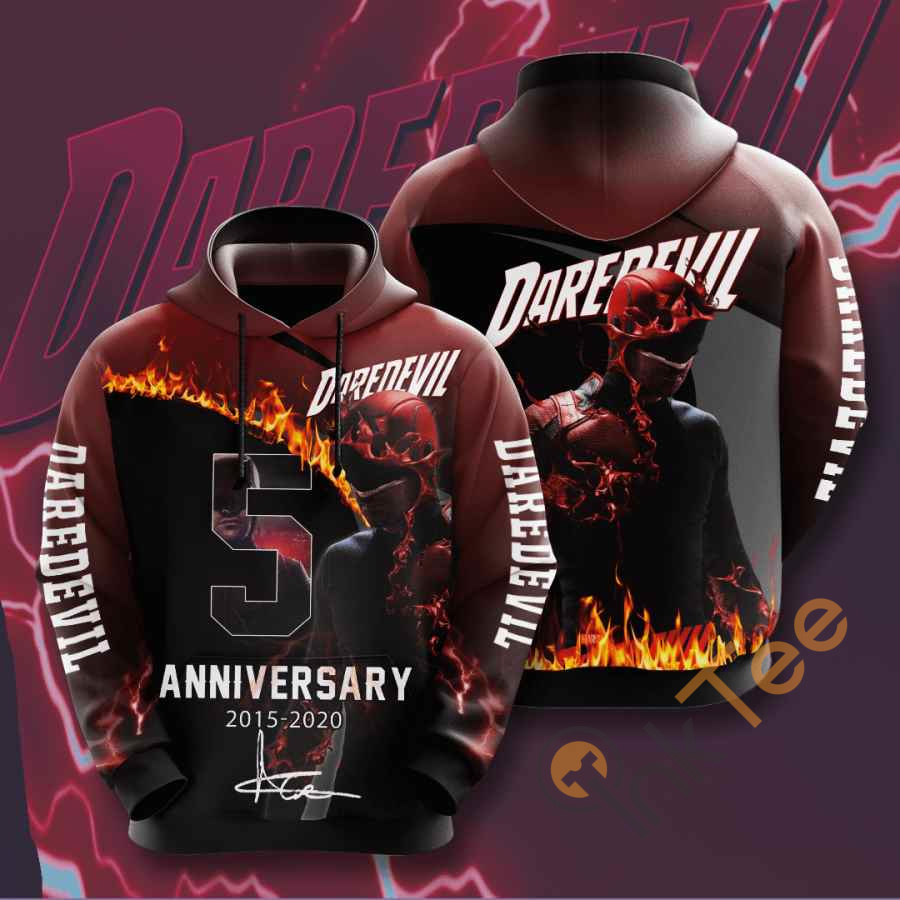 Movie Daredevil Usa Custom All Over Print 3D Hoodie Men