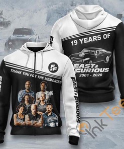 Movie Fast & Furious Usa All Over Print Hoodie Men