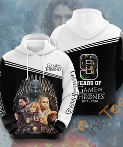 Movie Game Of Thrones Usa All Over Print Zip Up Hoodie Men
