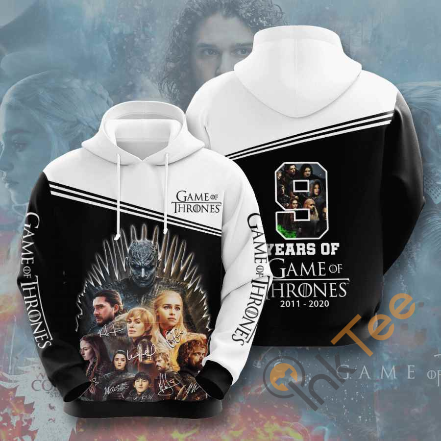 Movie Game Of Thrones Usa All Over Print Zip Up Hoodie Men