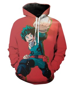 My Hero Academia Izuku Midoriya All Over Print Zip Up Hoodie Men