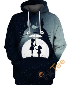 My Neighbor Totoro All Over Print Zip Up Hoodie Men