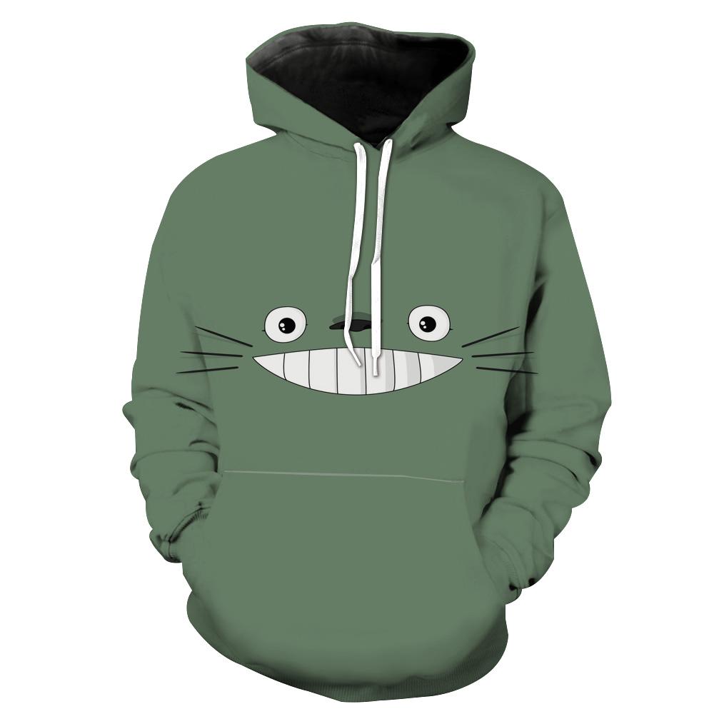 My Neighbor Totoro Totoro Face Custom All Over Print 3D Hoodie