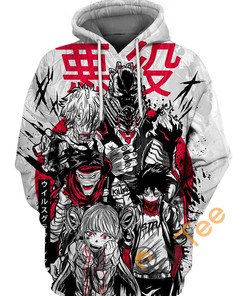 Myh Villains 3D Graphic Hoodie For Men