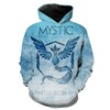 Mystic Pokemon Go Pokemon Go Teams Custom All Over Print 3D Hoodie