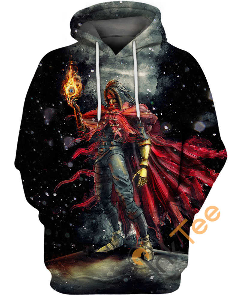 Mystical Vincent Valentine 3D Print Hoodie Full Size