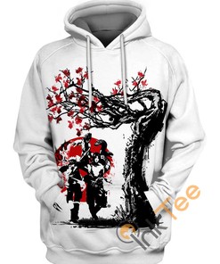 Naruto And Sasuke All Over Print Hoodie Printful