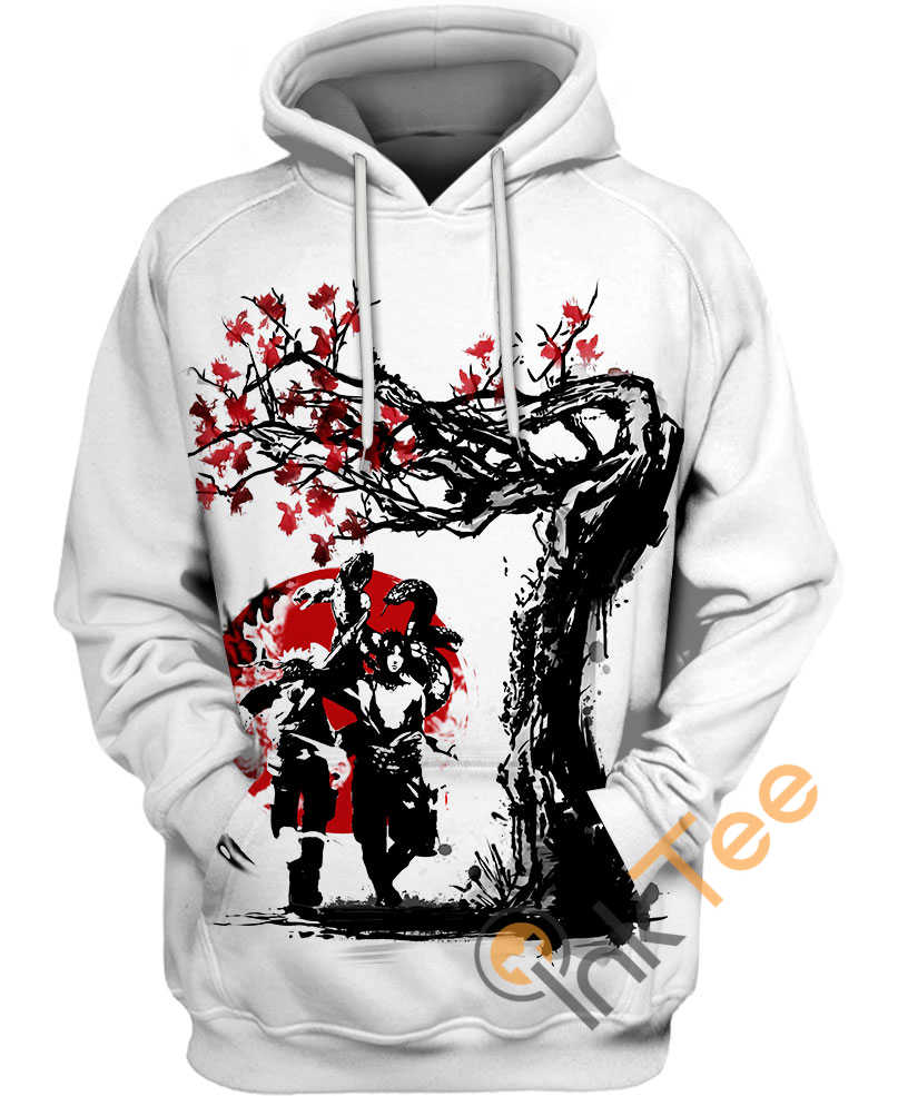 Naruto And Sasuke All Over Print Hoodie Printful