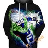 Naruto Kakashi Shinobi Hoodie 3D Full Size Print For Otaku