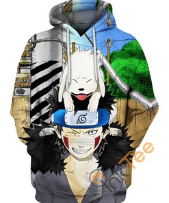 Naruto Kiba And Akamaru Hoodie 3D All Over Print Custom Design