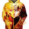 Naruto Sage Mode Split Hoodie Perfect For Fans Of All Ages