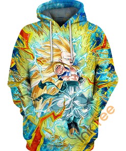 Naught But Rampage 3D Graphic Hoodie For Men