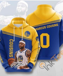 Nba Demarcus Cousins Golden State Warriors All Over Print 3D Hoodie