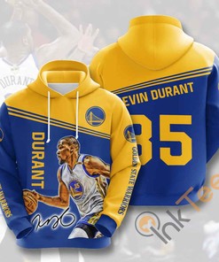 Nba Kevin Durant Golden State Warriors All Over Print 3D Hoodie