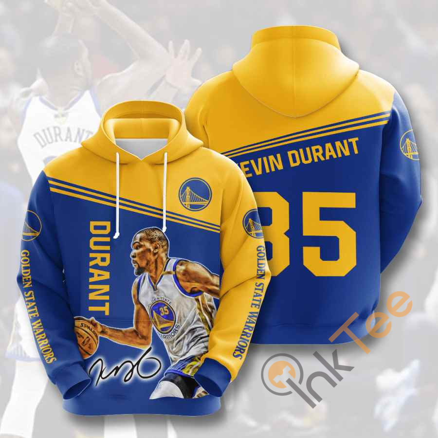 Nba Kevin Durant Golden State Warriors All Over Print 3D Hoodie