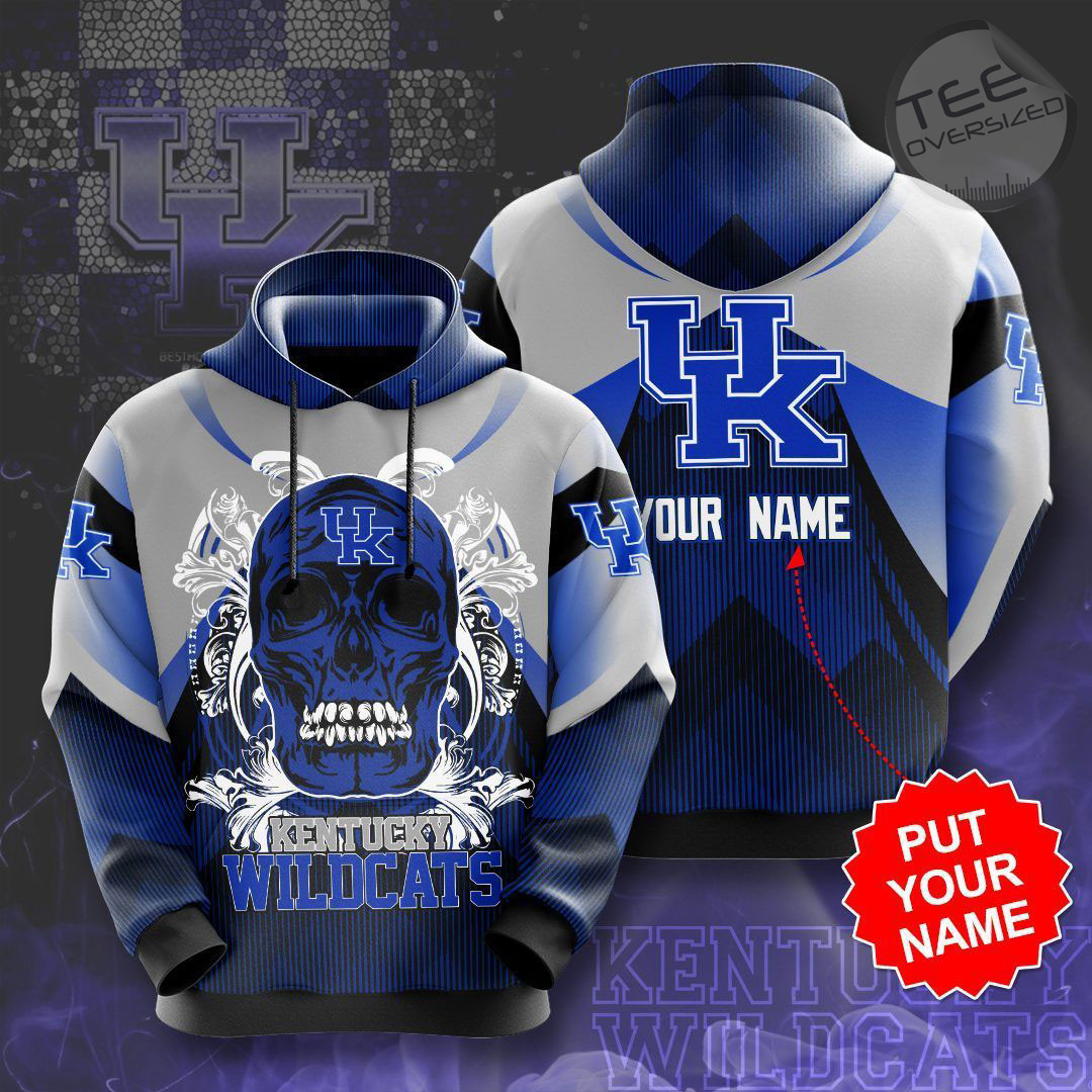 Nba Licensed Kentucky Wildcats All Over Print 3D Hoodie